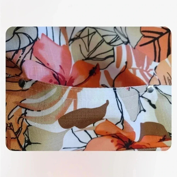 Alia Fash Coral Floral Blazer Jacket Size 20W - Picture 6 of 9